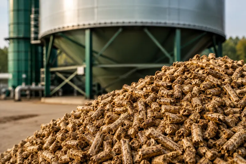 Silo de biomasa o pellets